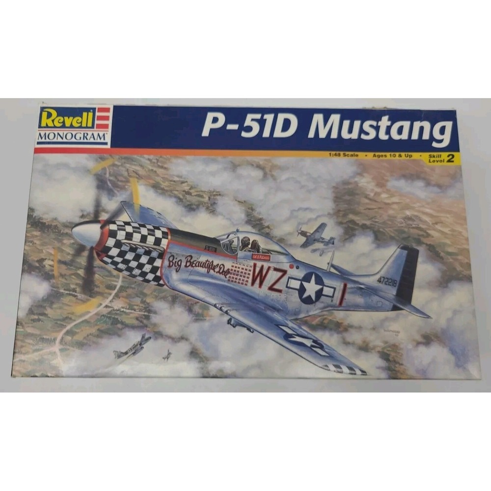Plastic Model Kit P-51D Mustang 1/48 Revell Monogram